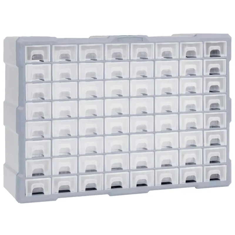 Maison exclusive - organizador multicajones con 64 cajones 52x16x37,5 cm