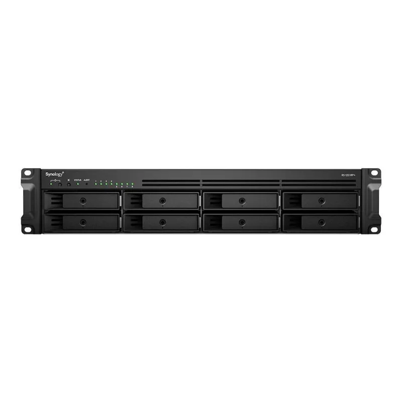synology rackstation rs1221rp+ 8-bay nas [2,5/3,5 sata hdd/ssd, 4x gigabit lan, 2x usb 3.0, 4gb ram]