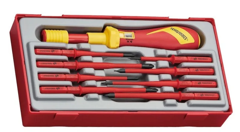 Juego de destornillador dinamométrico aislado ttvsd09 - 9 piezas 285190104