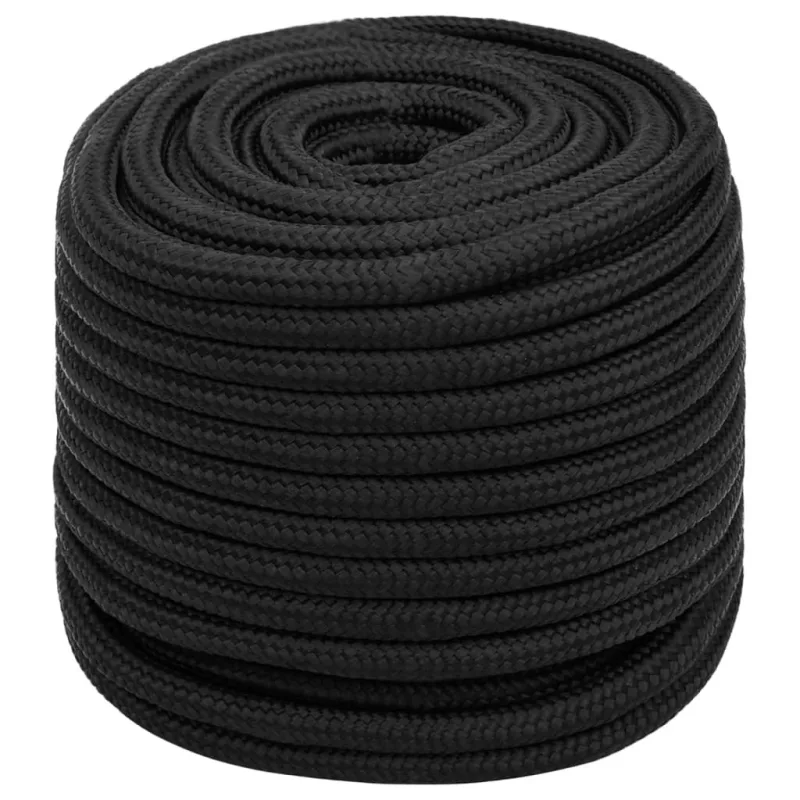 Cuerda | soga de polipropileno negro intenso 16 mm 100 m cfw78343