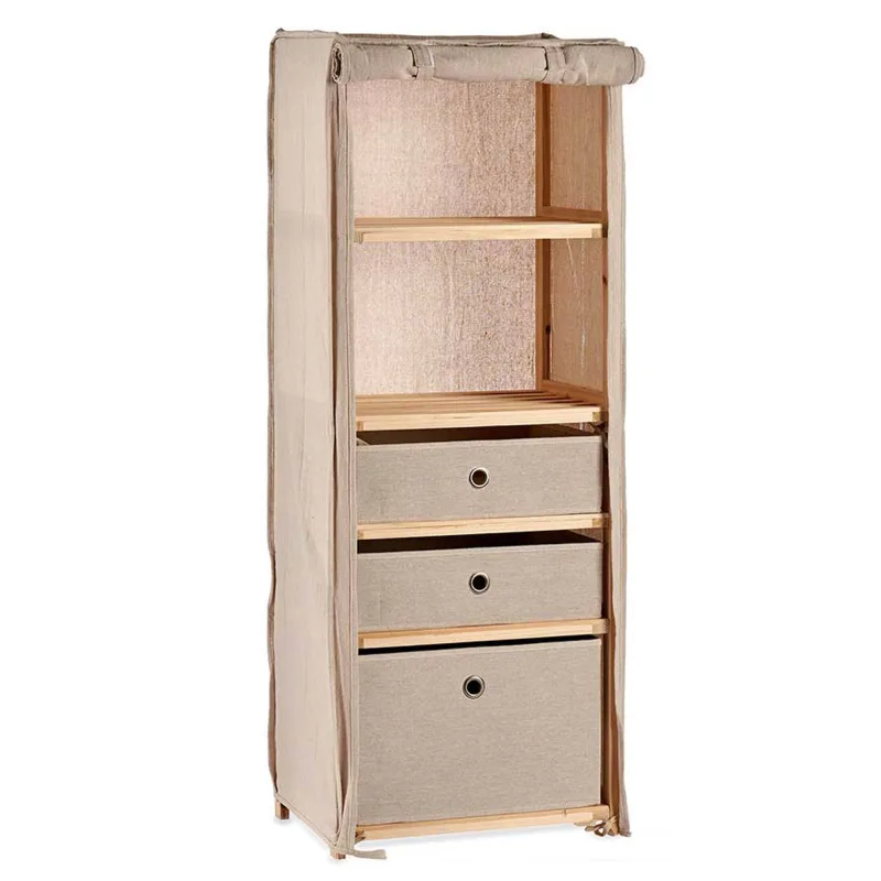 Estanteria 3 cajones natural colección kipit