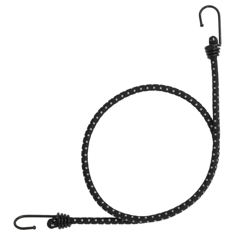 Cuerda | sogas elásticas con tiras reflectantes y ganchos 50 uds 100cm cfw45495