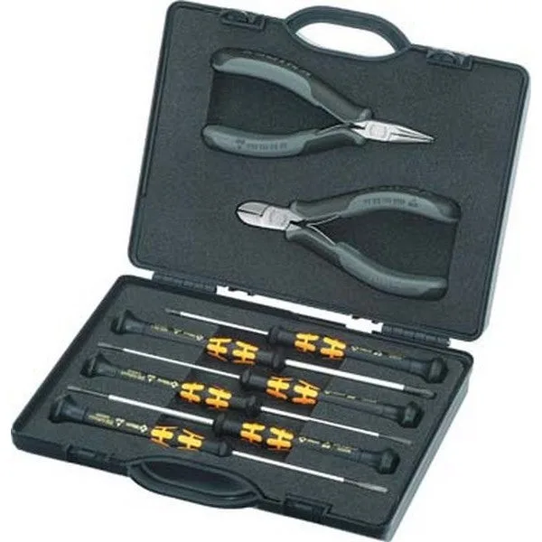 Knipex 00 20 18 esd jeu de pinces électroniques avec outils pour