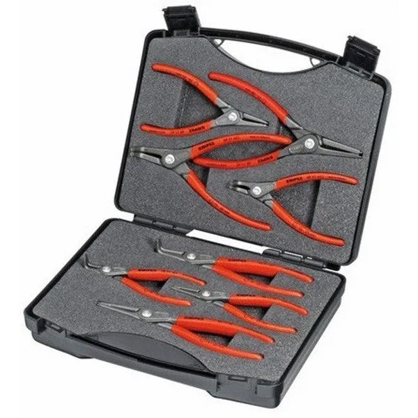 Knipex 00 21 25 coffret d'outils « srz » pinces pour circlips 8 outils