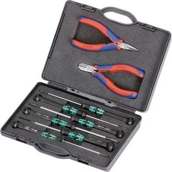 Knipex 00 20 18 jeu de pinces électroniques avec outils pour travaux