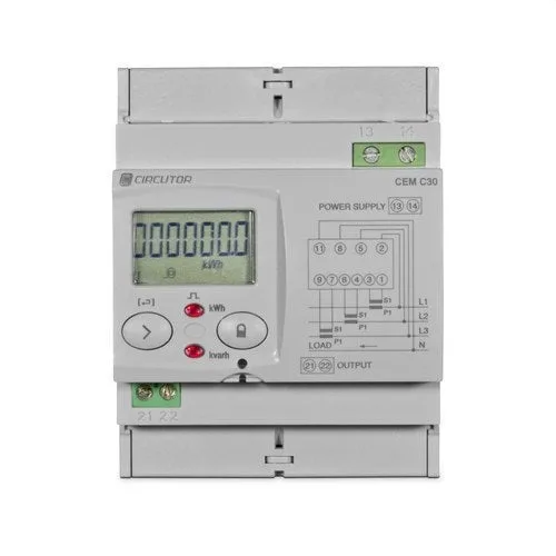 Contador de energía trifásico indirecto cem-c31-t1