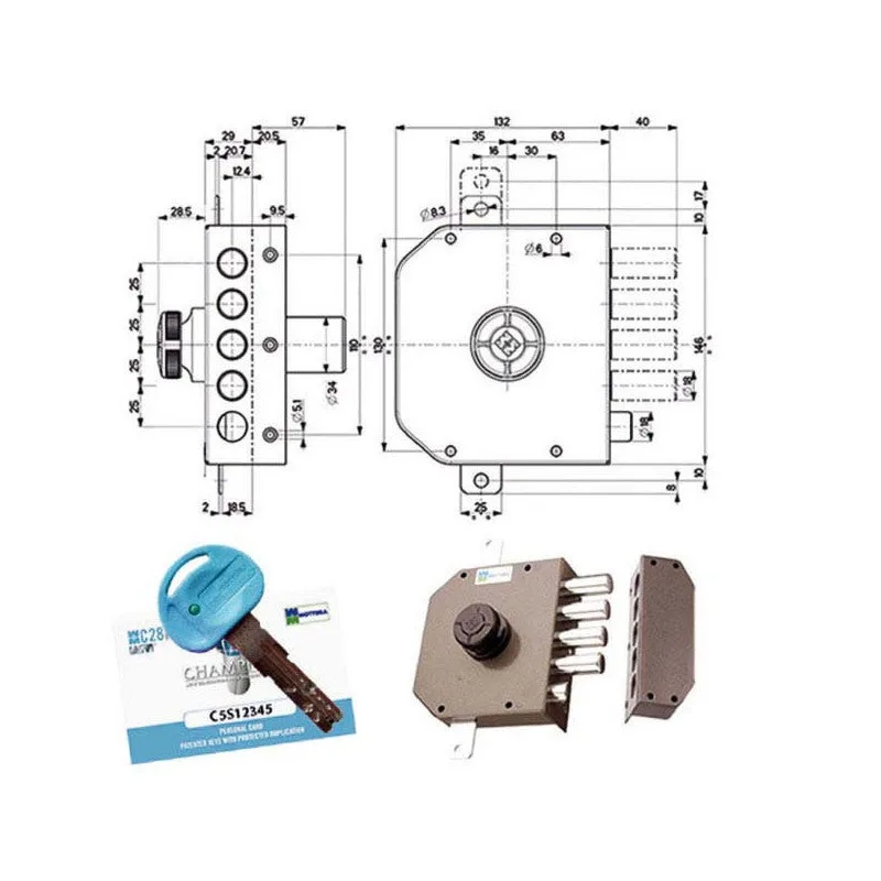 Bomba de seguridad triple derecha 30631 mottura