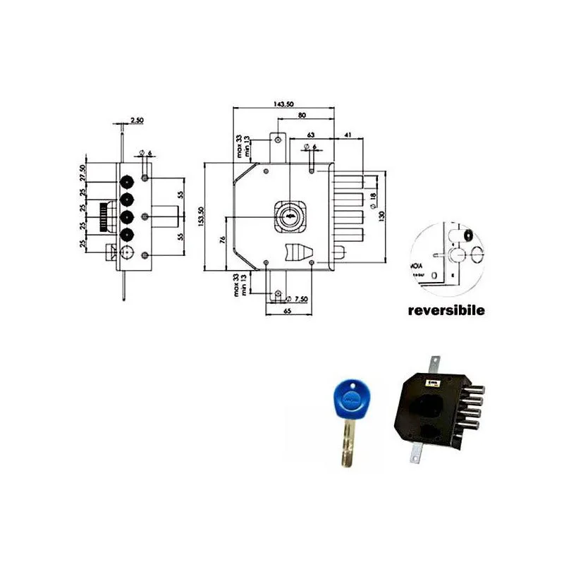 Bloqueo de seguridad triple bomba izquierda jm424 moia