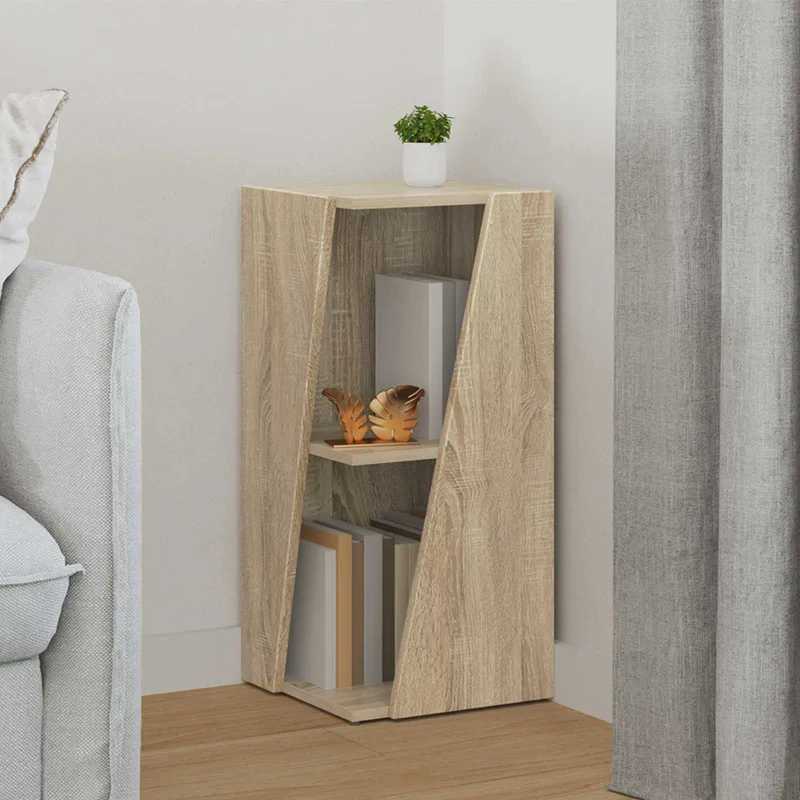 Estantería lateral sonoma oak de 33 x 32 x 70,5 cm - pangivo