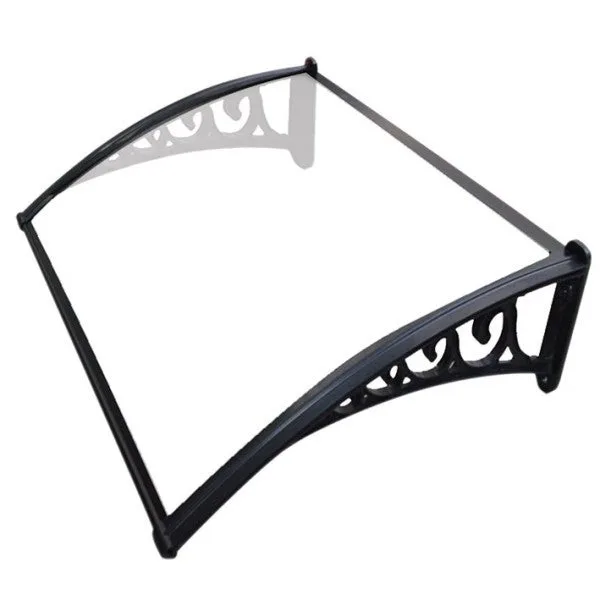 Pensilina naxos compacta de policarbonato y aluminio 150x100