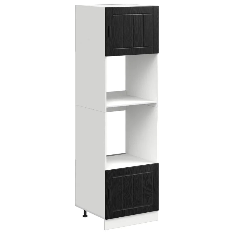 Moderno rio de cocina de pared de 60 x 57 x 207 cm almacenamiento eficiente diseño elegante en madera 02_0056324