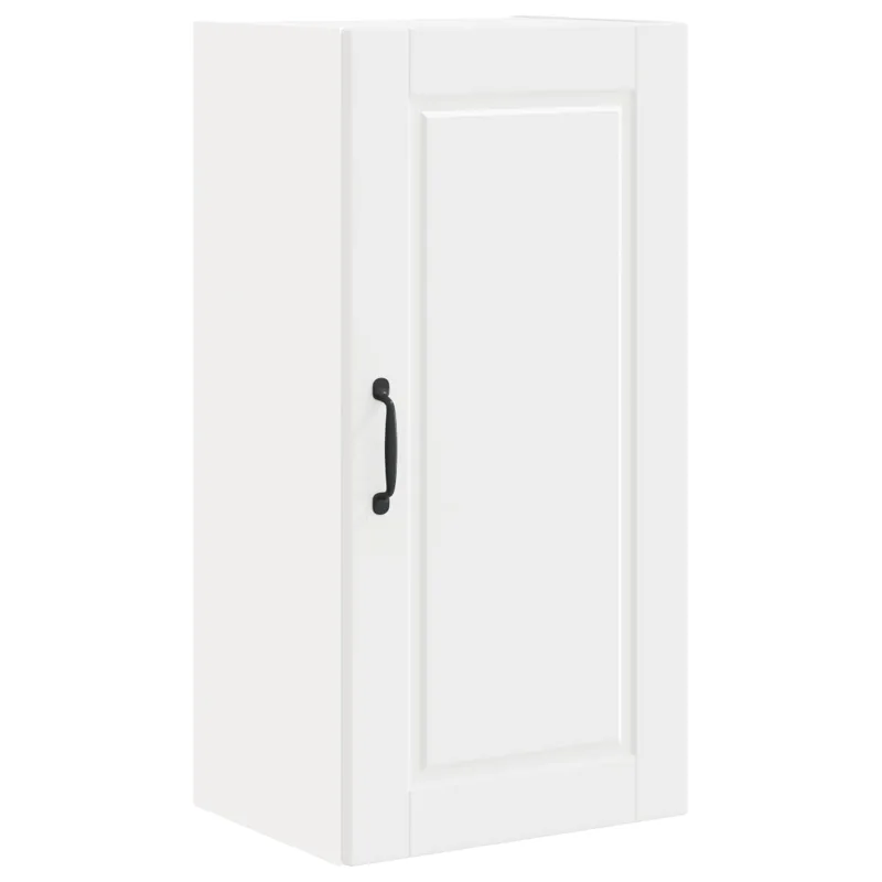 Mueble de cocina moderno de pared práctico y de líneas limpias 40 x 31 x 80 cm madera de ingeniería blanc 02_0054369