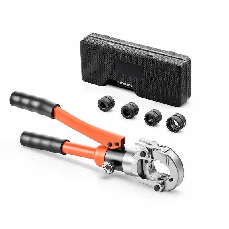 Herramienta de crimpado hidráulica succebuy para tuberías pex y aluminio-plástico, equipada con mordazas th16, th20, th26 y th32, para reparaciones