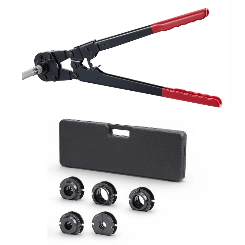 Herramienta engarce succebuy para tuberías pex aluminio y plástico, herramienta de engarce con mordazas intercambiables th12, th16, th20, th26, th32