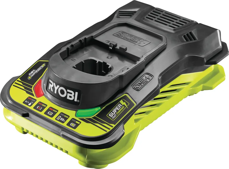 Cargador para batería ryobi rc18-120g 5 ah 18v con indicador y carga rápida