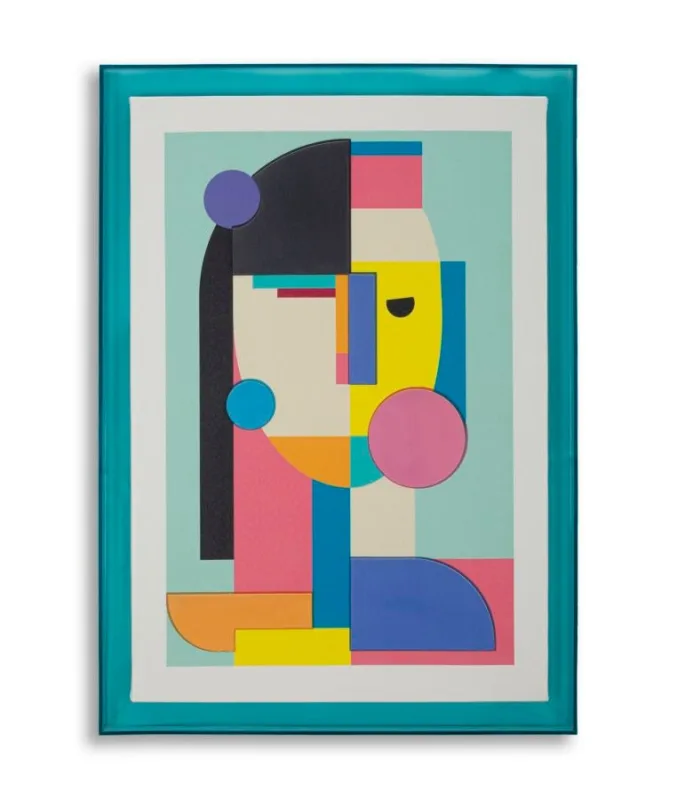 Decoración de pared | impresión en lienzo de picasso c/cornisa -b- cm 50x3,3x70