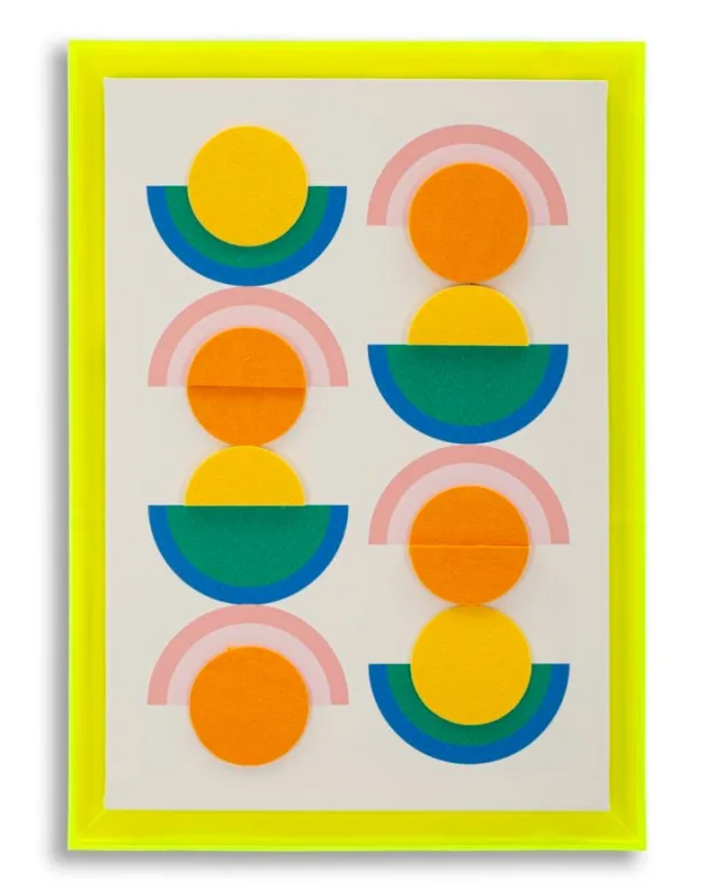 Decoración de pared | impresión en lienzo de arte pop con marco -ancho- cm 50 x 3,3 x 70