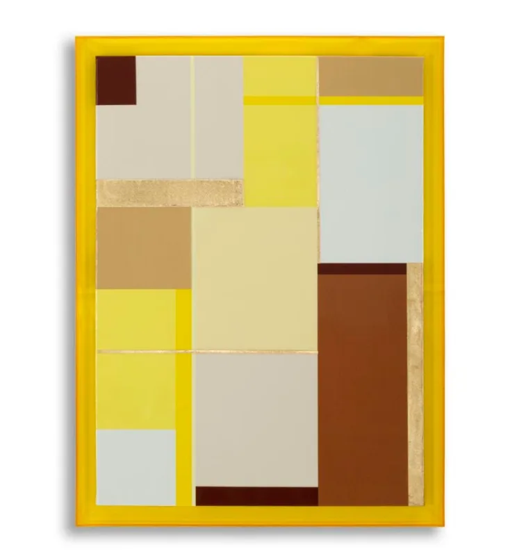 Decoración de pared | impresión sobre lienzo lacado acrílico con marco -a- cm 60x3,3x80