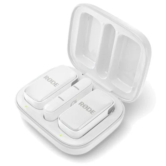Rode wireless micro micrófono inalámbrico ultracompacto usb-c blanco
