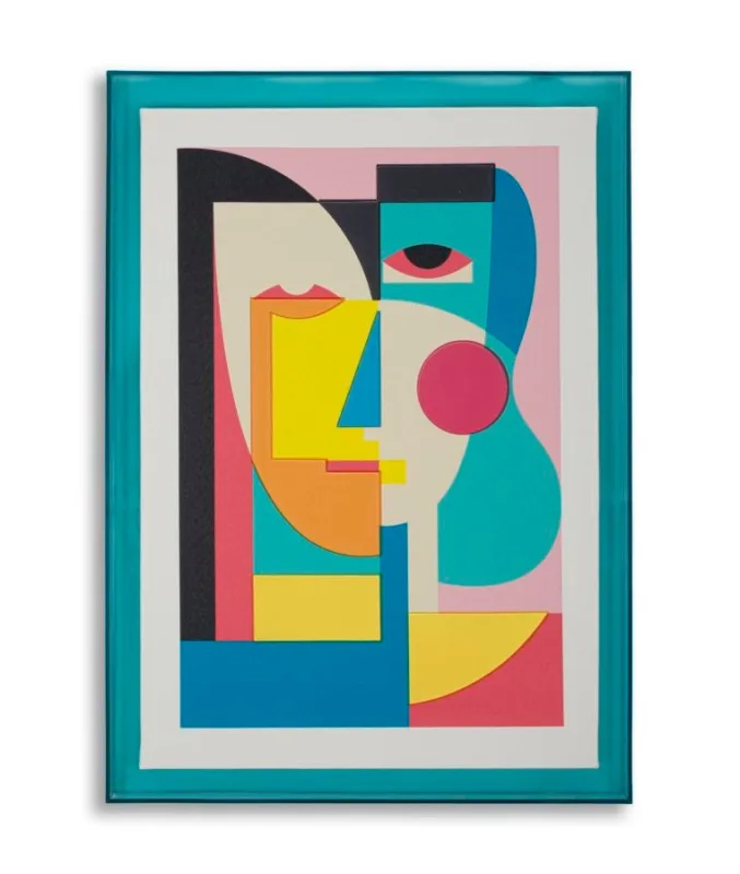 Decoración de pared | impresión en lienzo de picasso c/cornisa -altura- cm 50 x 3,3x70