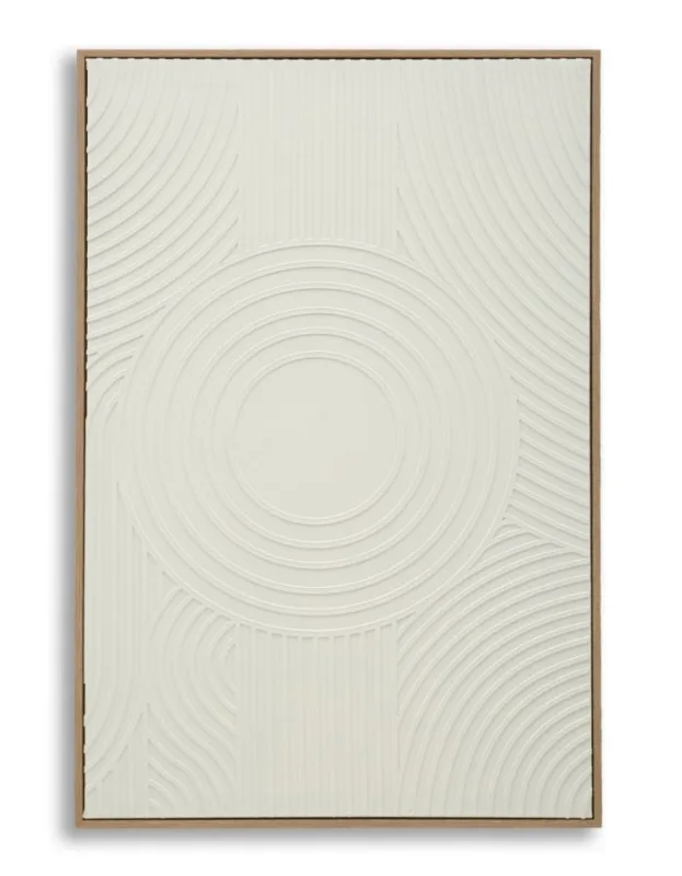 Decoración de pared | cuadro sobre lienzo sencillez con marco -a- cm 80x3,8x120