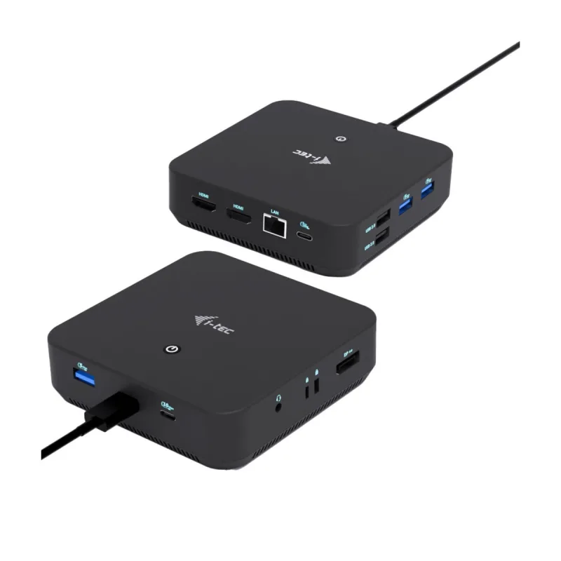 I-tec usb-c dp dual hdmi docking station with power delivery 100 w