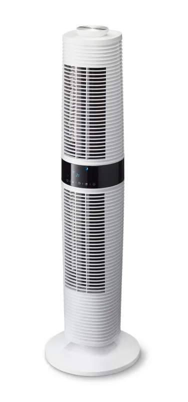 Ventilador de torre de diseño ca-406w – ventilador de columna con oscilación de 90° y 360° para una circulación de aire eficiente y potente