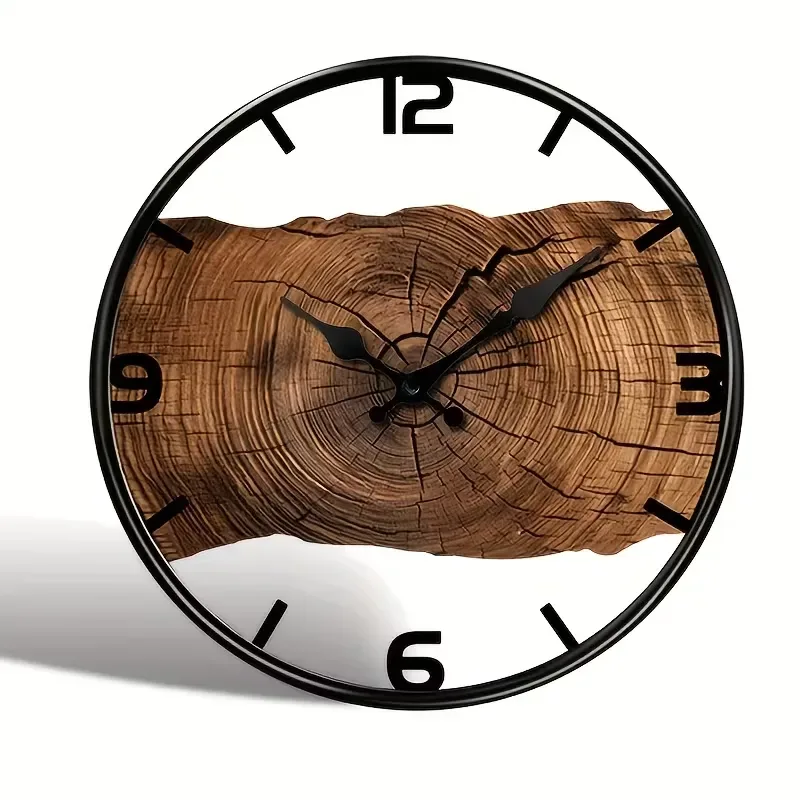 Reloj de pared, reloj de pared de madera maciza, reloj de salón