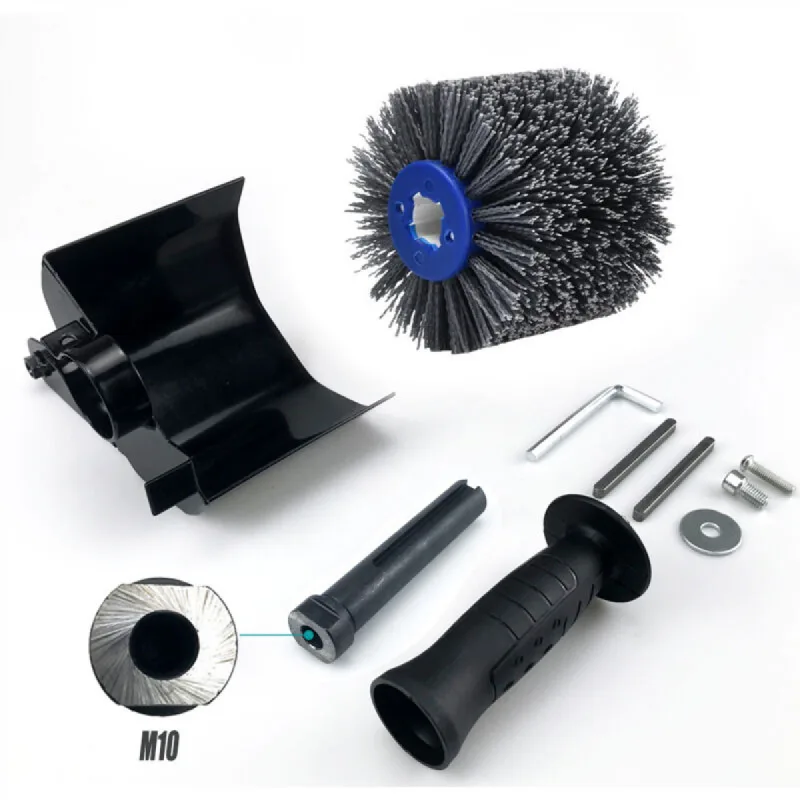 Muela, amoladora angular, negra, 1 pieza, accesorios de molienda, pulidora, rueda de trenzado, m10