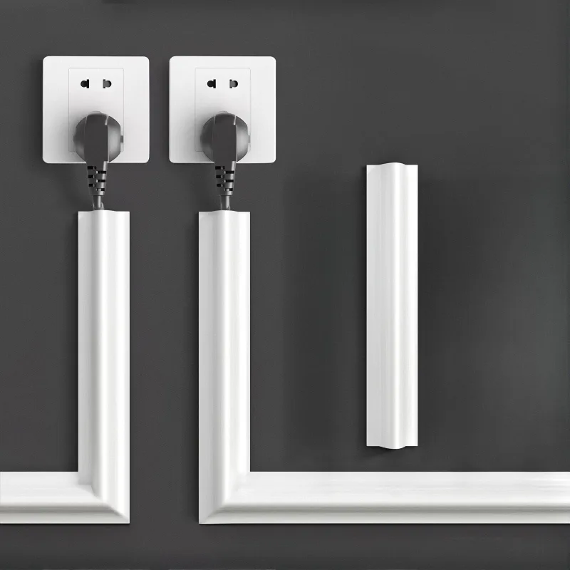 Kaket funda protectora de cable de pvc, tira de protección de cable autoadhesiva, resistente al desgaste, antienredos organizador cables, 3 m x 3,8 cm