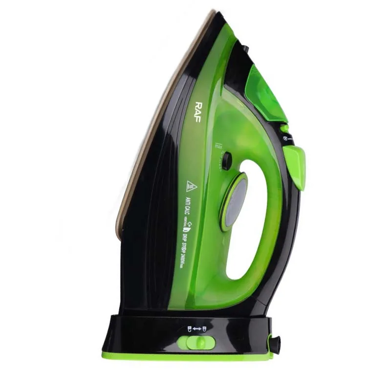 Zaewry hierro eléctrico de vapor desmontable por cable, hierro 2400w, máquina de planchado de ropa, hierro de vapor desmontable (verde)