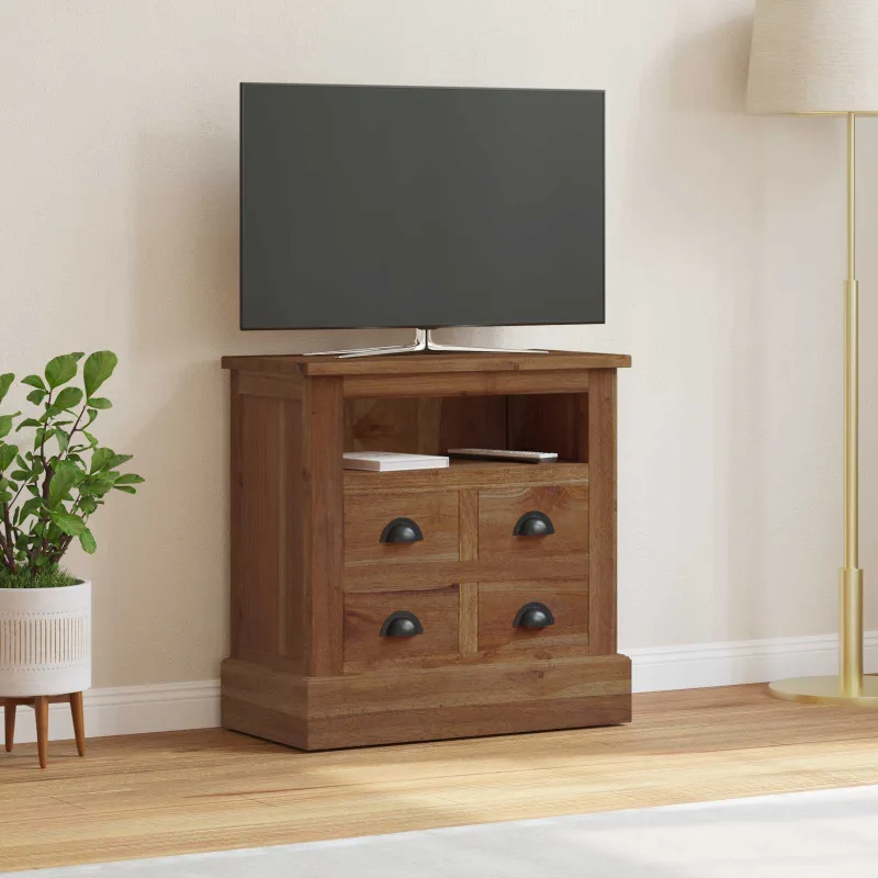 Armario de almacenamiento con cajón natural 60 x 30 x 60 cm