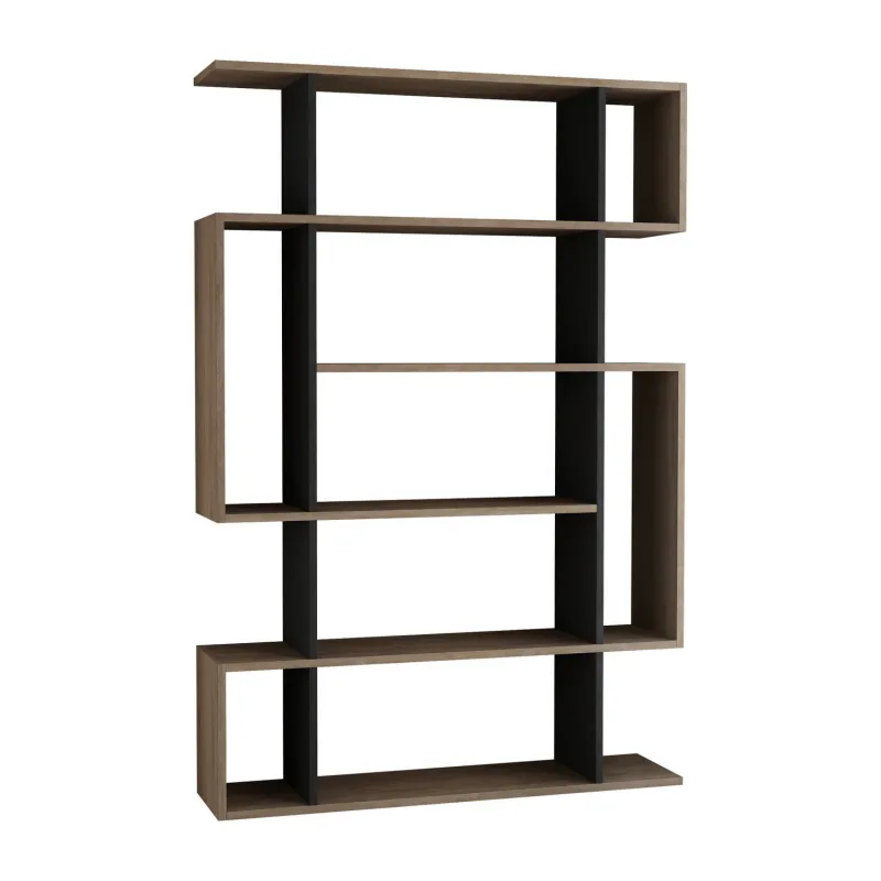 Librería de madera mito - 110 x 25 x 161 cm - roble sonomaantracita