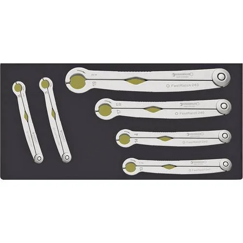 Stahlwille 96838774 juegos llaves fastratch con efecto carraca tcs 240/6