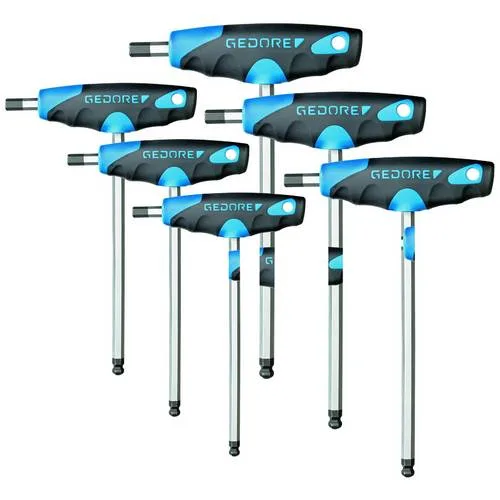 Gedore dt 2142-008 - juego de llaves allen, 8 piezas (3037371)