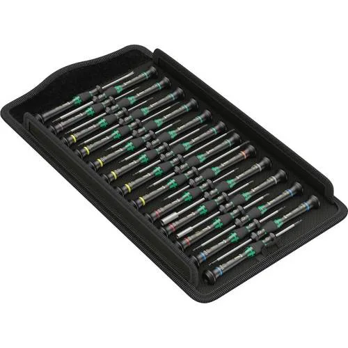 Wera 05134000001 kraftform micro big pack 1 assortimento di giravite per l'elettronica, 25 pezzi
