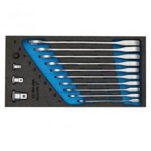 Gedore 1500 ct1-7 ra jeu de clés à fourche avec cliquet en module