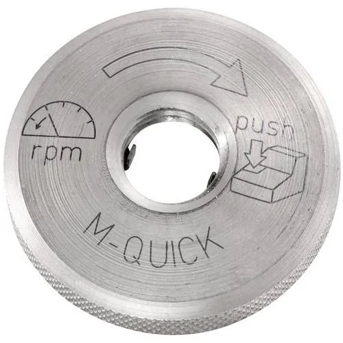 Tuerca de sujeción quick m14 para amoladora metabo quick para amoladora
