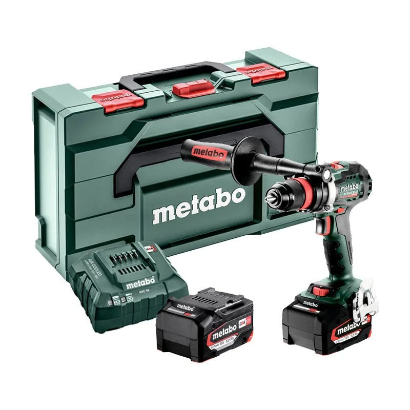 Taladro de batería 18v bs 18 ltx bl q i | batería 2x 5.2 ah metabox 145 l