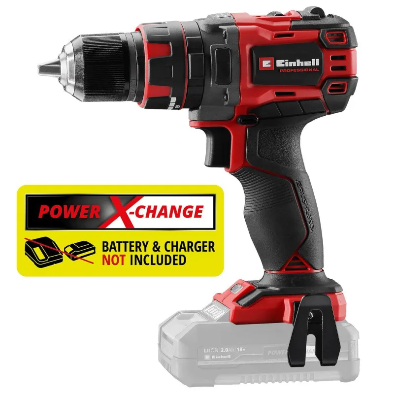 Taladro percutor a batería einhell 18v brushless - sin bateria - tp-cd 18/50 li-i bl -solo