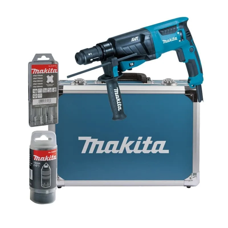 Makita marteau perforateur et burineur hr 2631 ft13 26 mm