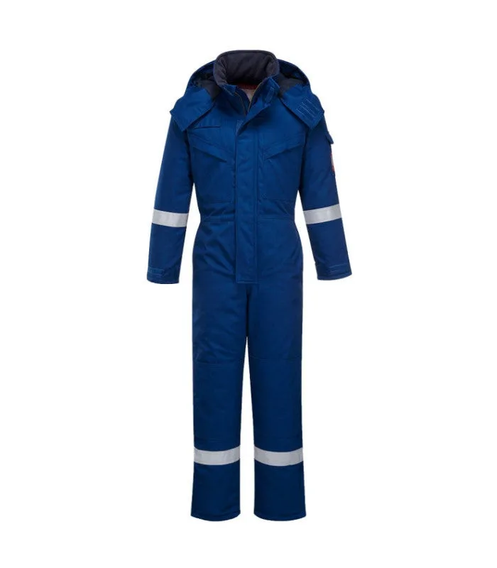 Mono de trabajo ignífugo y antiestático para invierno regular portwest fr53