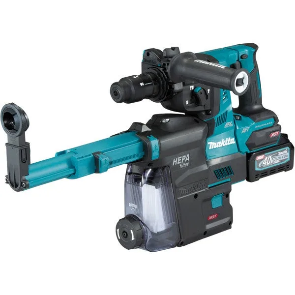 Taladro percutor sds-plus 40 v máx li-ion 4 ah 28 mm makita - hr002gm204