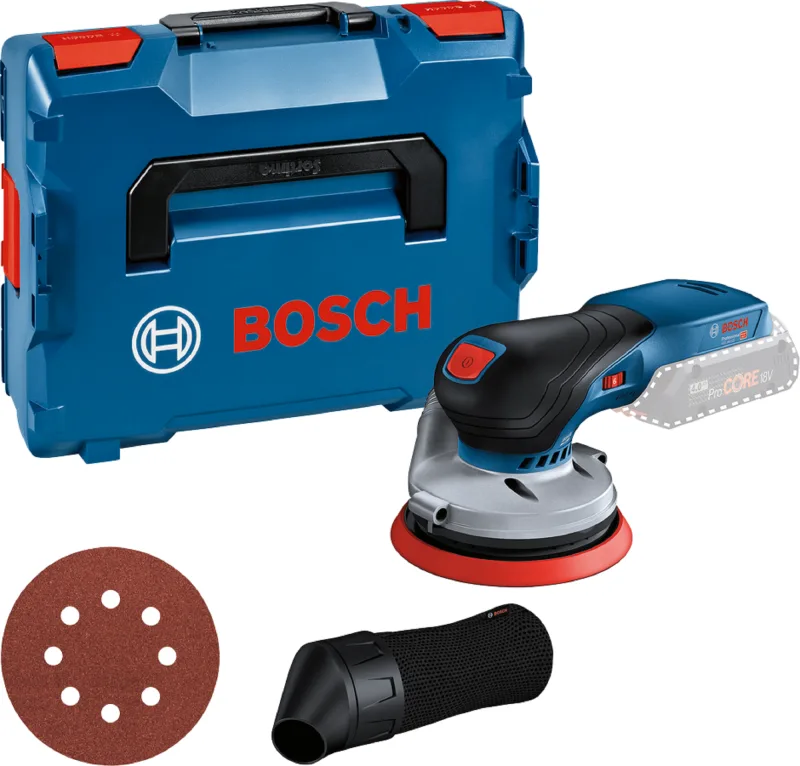 Lijadora excéntrica sin cable bosch professional 18v. sin batería y cargador