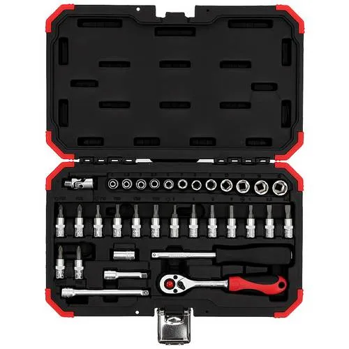 1/4 conjunto de llaves de zócalo 33 piezas