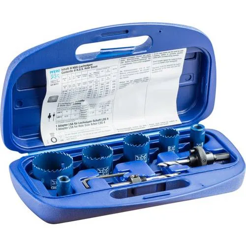 Pferd juego brocas coronas 9 pz.