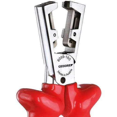 Gedore vde 8099-160 pince à dénuder vde strip-fix avec isolation