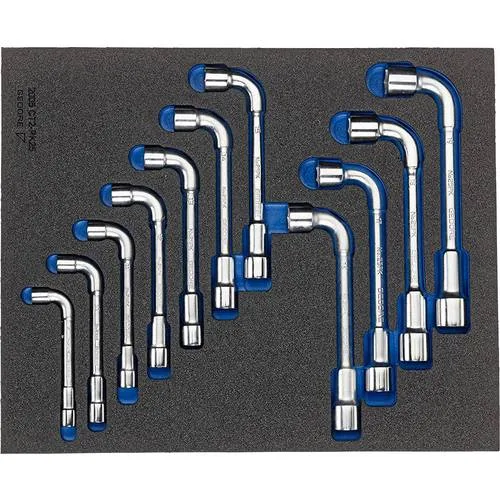 Gedore 2005 ct2-25pk jeu de clés à douille doubles dans un module