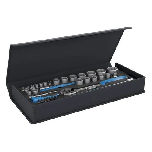 Gedore jeu de clés à douilles tc 19-20-mu-10 1/4 +1/2 52 pièces