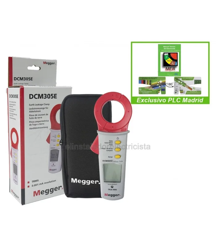 Pinza detectora de fuga dcm305e de megger